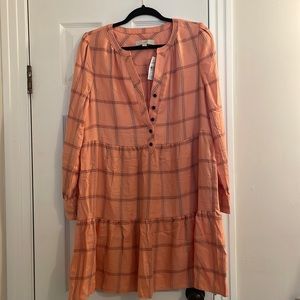 NWT Loft peach dress